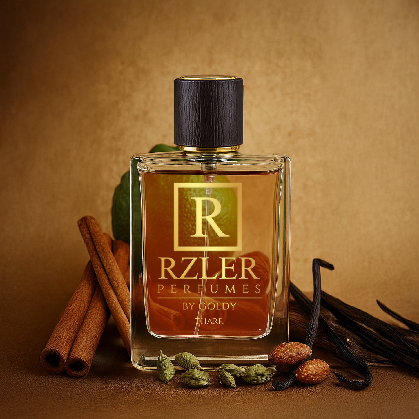RZLER Tharr Perfume for Men – A Smooth, Long-Lasting Perfume With Bourbon Vanilla, Cardamom & Guaiac Wood | Warm, Magnetic & Luxury Gift for Men