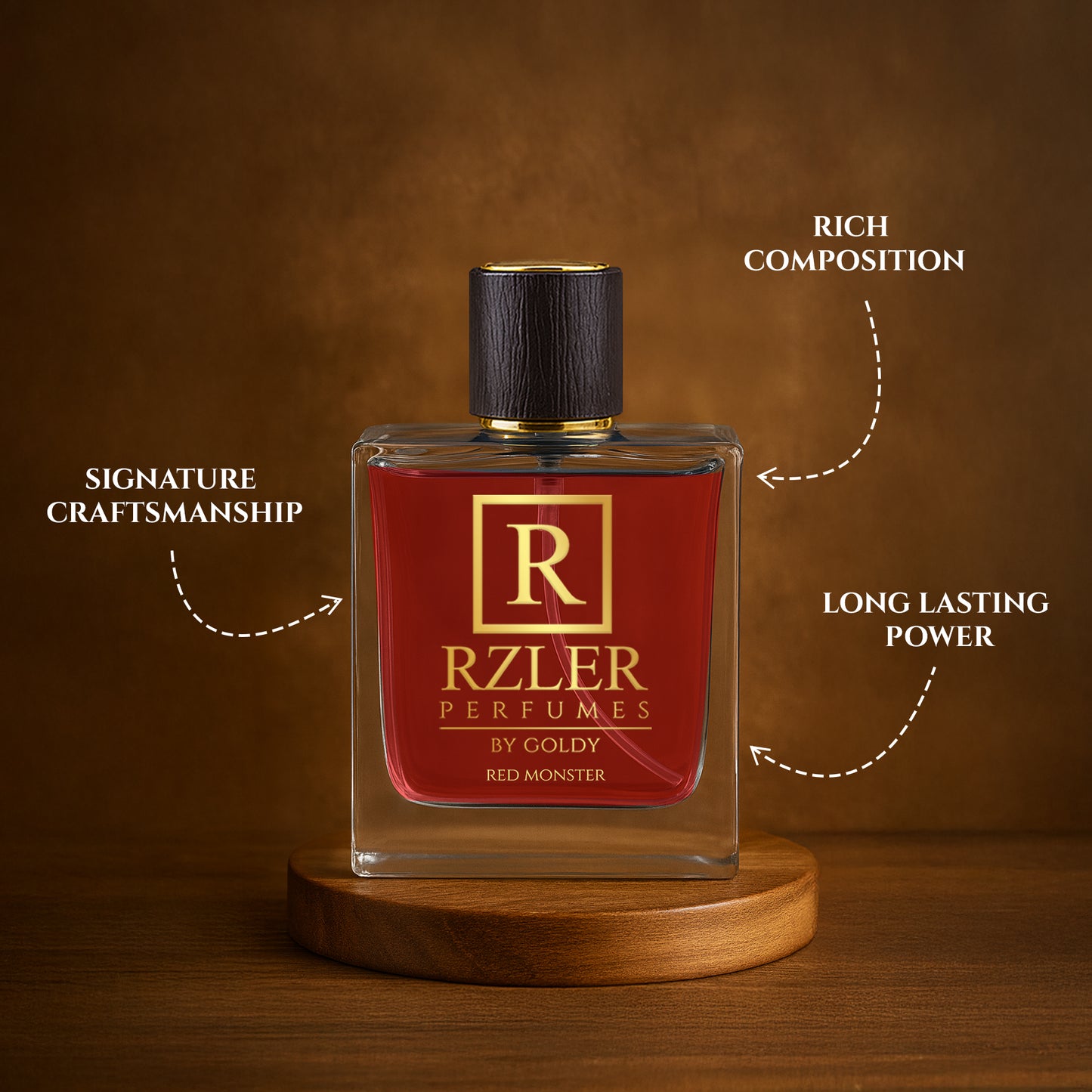RZLER Red Monster Perfume For Men – A Bold, Long Lasting Perfume for Men With Spicy, Smoky, and Woody Notes | Luxury Gift for Men