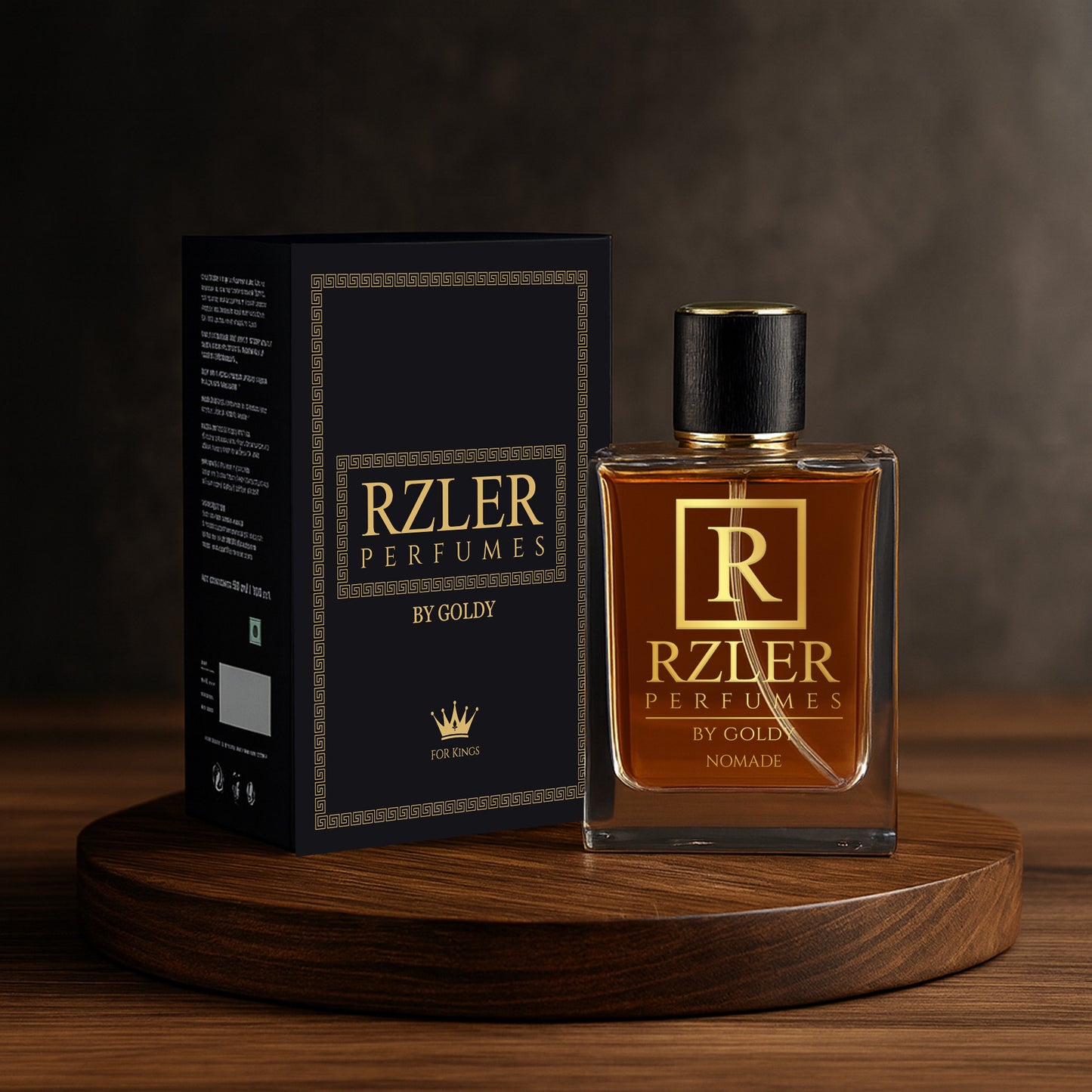RZLER Nomade Perfume For Men – A Luxurious, Long Lasting Perfume for Men With Oud, Rose, Saffron, and Amber Notes | Luxury Gift for Men