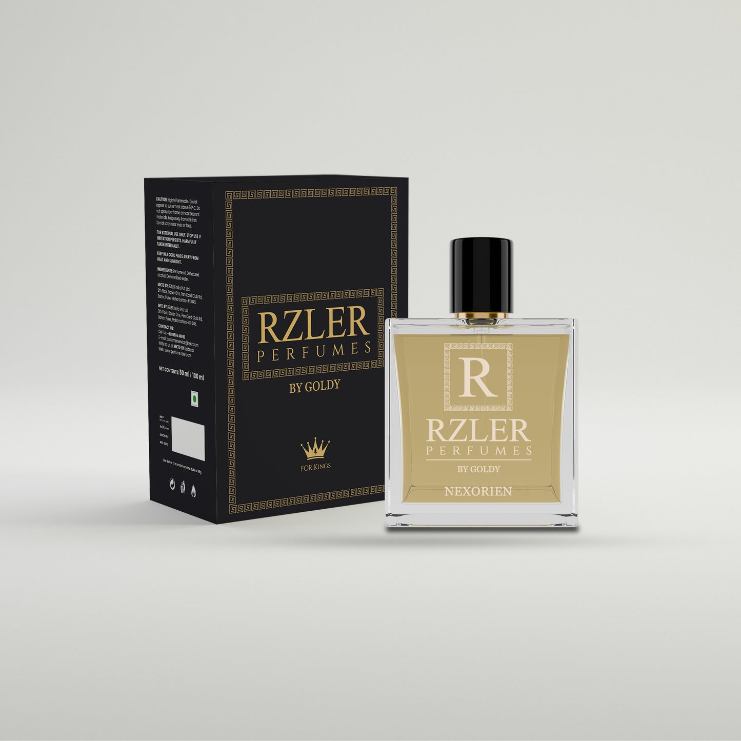 RZLER Nexorien Perfume For Men – A Bold, Long Lasting Perfume for Men With Citrus, Honey, Tobacco, and Warm Vanilla Notes | Luxury Gift for Men