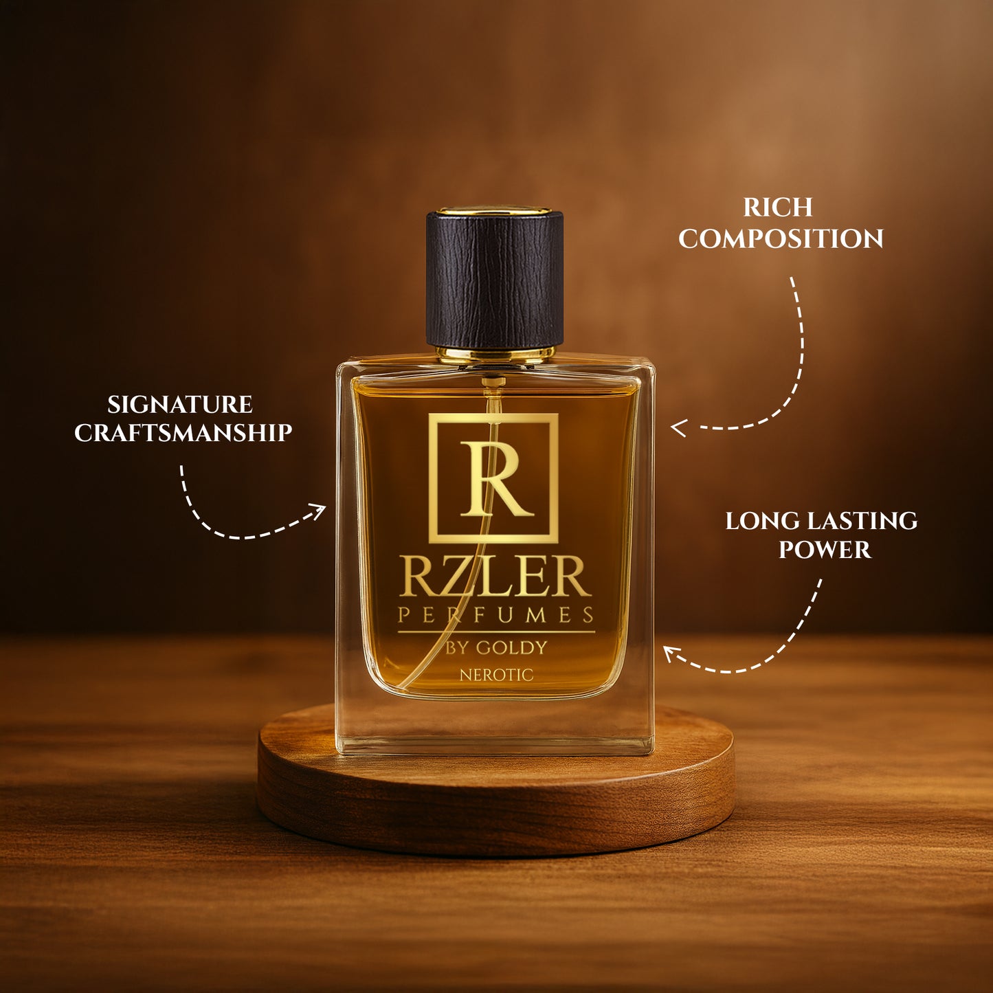 RZLER Nerotic Perfume for Women | RZLER's Signature Oriental Vanilla Fragrance – Elegant, Long-Lasting & Alluring Scent | 50 ml Spray