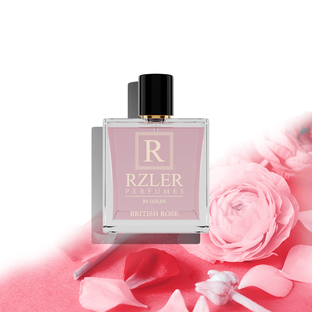 British Rose by RZLER | Classic Rose Perfume for Women With Pink Pepper, Raspberry Blossom & Amber – A Timeless, Elegant Floral Fragrance