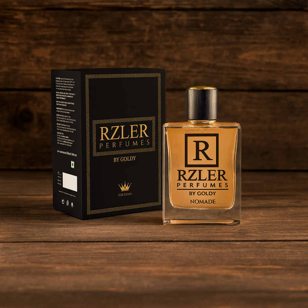 RZLER Nomade Perfume For Men – A Luxurious, Long Lasting Perfume for Men With Oud, Rose, Saffron, and Amber Notes | Luxury Gift for Men