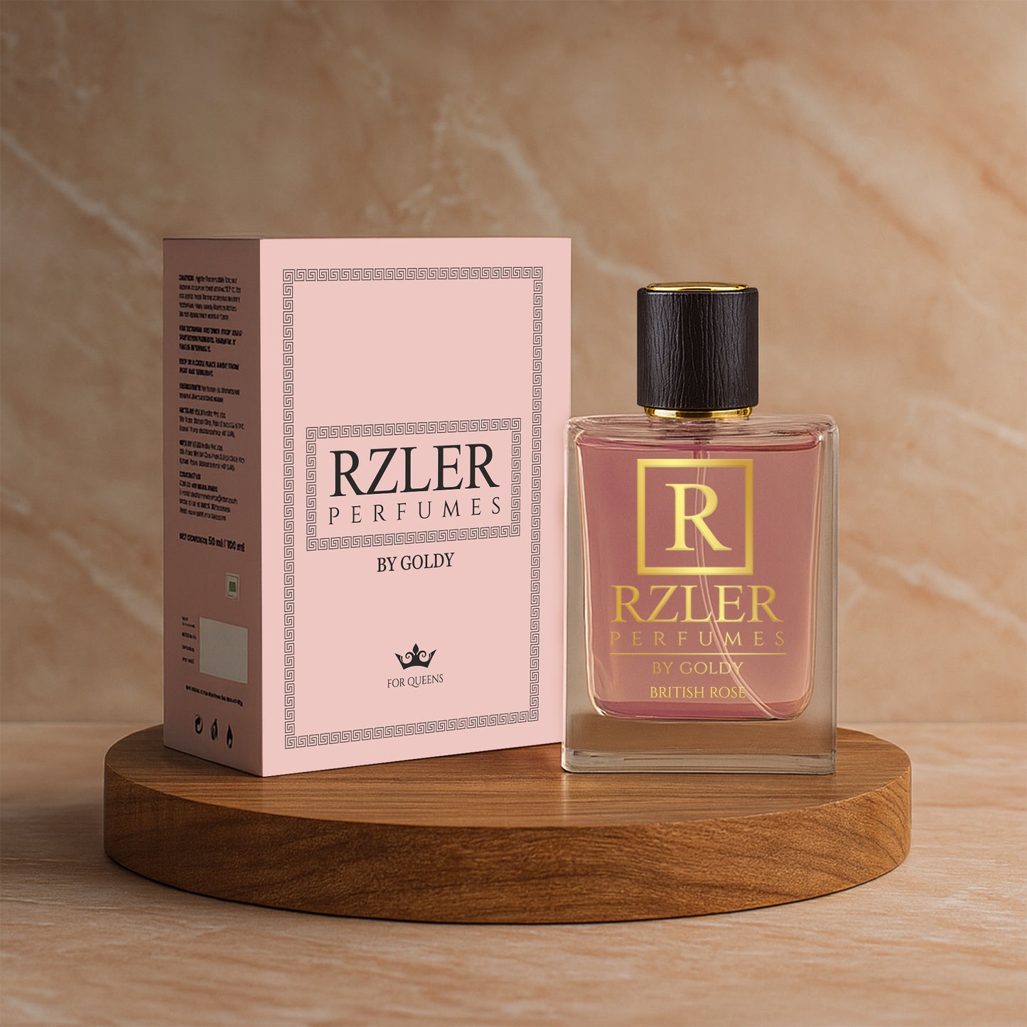 British Rose by RZLER | Classic Rose Perfume for Women With Pink Pepper, Raspberry Blossom & Amber – A Timeless, Elegant Floral Fragrance