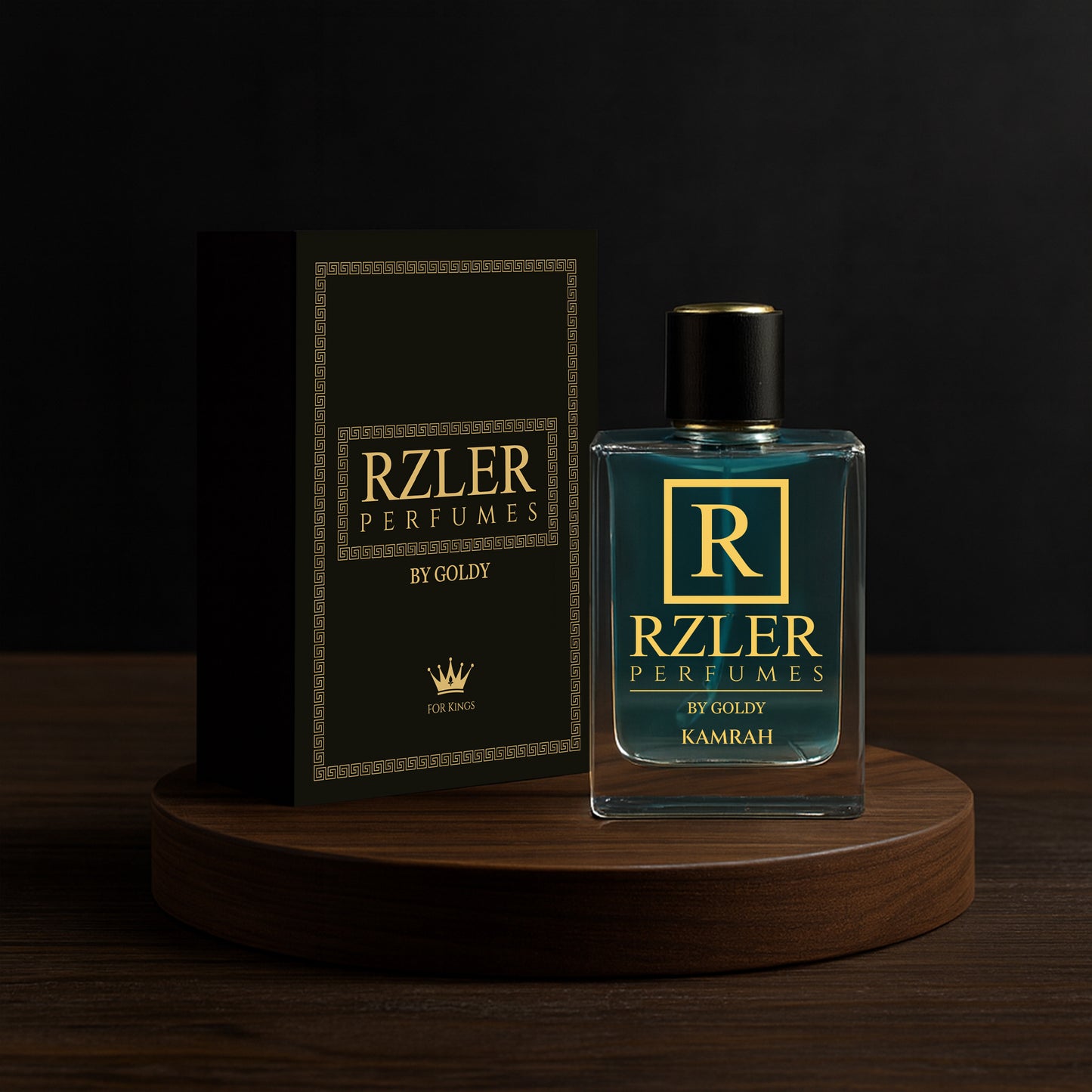 RZLER Kamrah Perfume For Men – A Warm, Long Lasting Perfume for Men With Cinnamon, Dates, Praline, and Vanilla Notes | Luxury Gift for Men