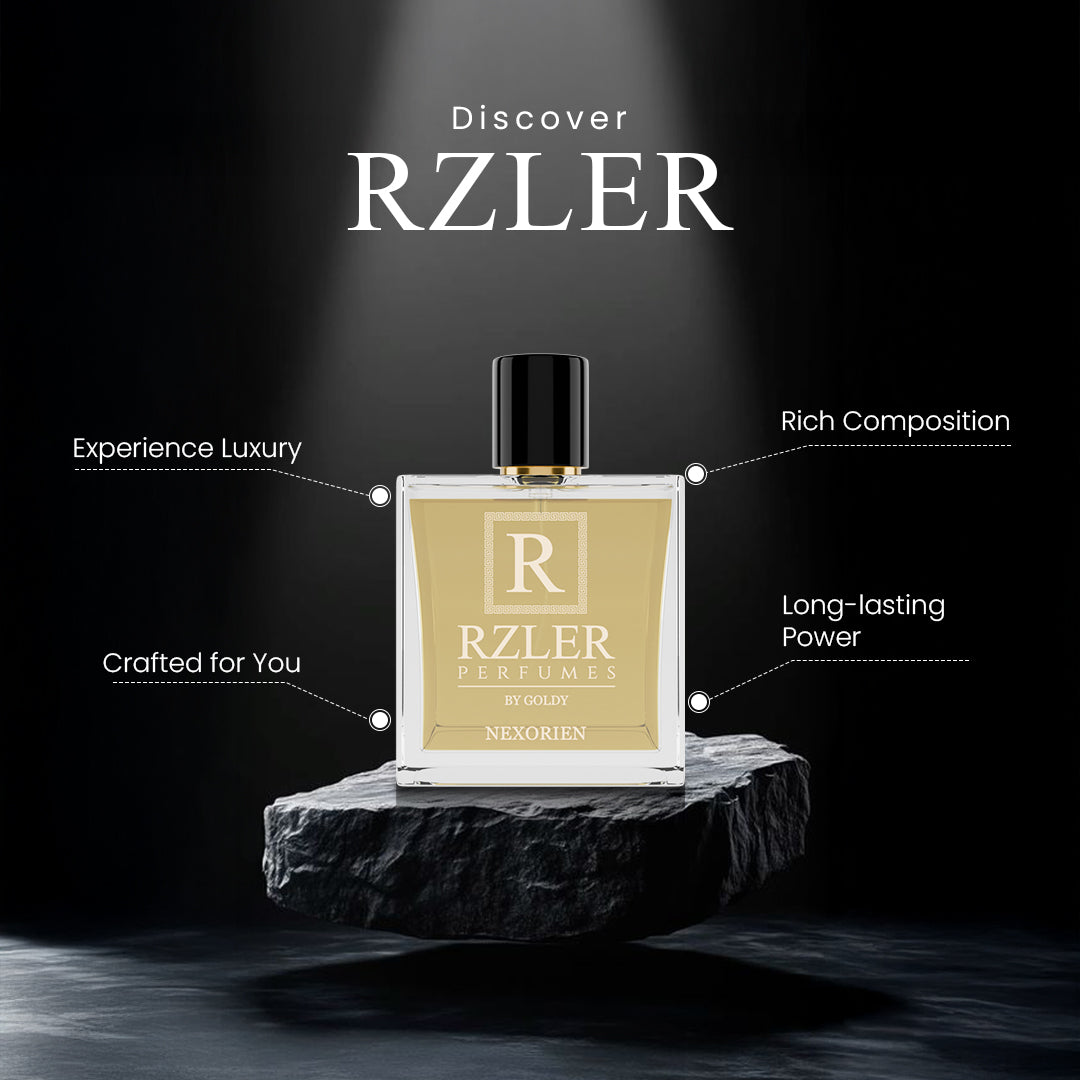 RZLER Nexorien Perfume For Men – A Bold, Long Lasting Perfume for Men With Citrus, Honey, Tobacco, and Warm Vanilla Notes | Luxury Gift for Men