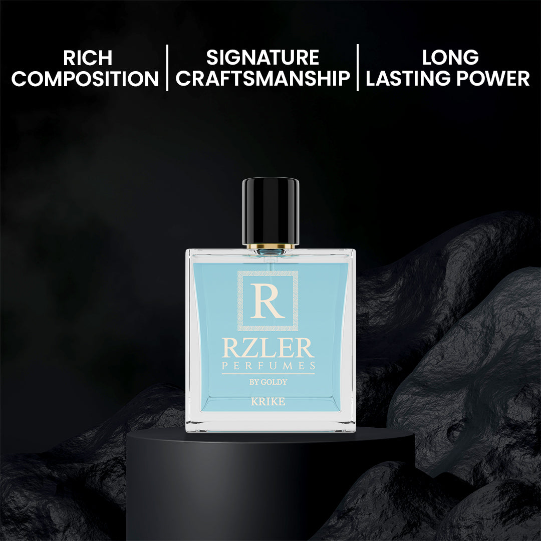 RZLER Krike Perfume For Men – A Fruity, Long Lasting Perfume for Men With Passionfruit, Pear, Musk, and Vanilla Notes | Luxury Gift for Men