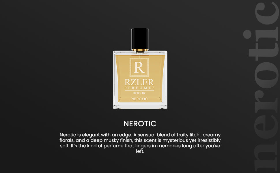 RZLER Nerotic Perfume for Women | RZLER's Signature Oriental Vanilla Fragrance – Elegant, Long-Lasting & Alluring Scent | 50 ml Spray