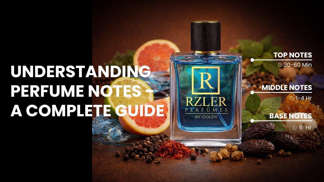 Perfume Notes with Perfume Bottle