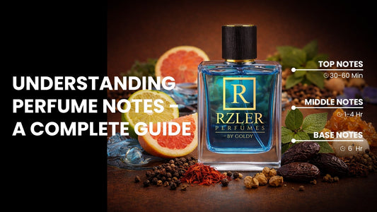 Perfume Notes with Perfume Bottle