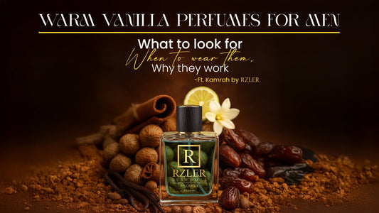RZLER Warm Vanilla Perfume- Kamrah Bottle