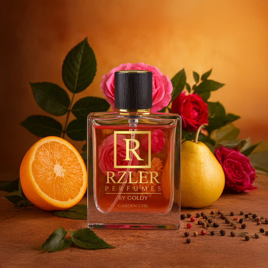 RZLER Garden Girl Perfume – Fresh Floral Fragrance for Women with Mandarin, Rose & Musk | Long-Lasting, Feminine Scent for Everyday Elegance