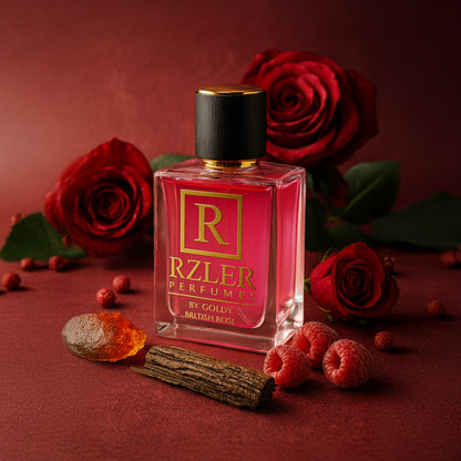British Rose by RZLER | Classic Rose Perfume for Women With Pink Pepper, Raspberry Blossom & Amber – A Timeless, Elegant Floral Fragrance