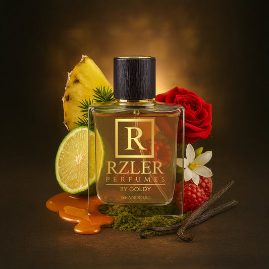 RZLER Grandoud Bold Oud Perfume For Men – A Rich, Long Lasting Perfume for Men With Oud, Bergamot, Lavender, and Spicy Notes | Luxury Gift for Men