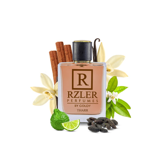 RZLER Tharr Perfume for Men – A Smooth, Long-Lasting Perfume With Bourbon Vanilla, Cardamom & Guaiac Wood | Warm, Magnetic & Luxury Gift for Men