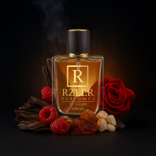RZLER Nomade Perfume For Men – A Luxurious, Long Lasting Perfume for Men With Oud, Rose, Saffron, and Amber Notes | Luxury Gift for Men