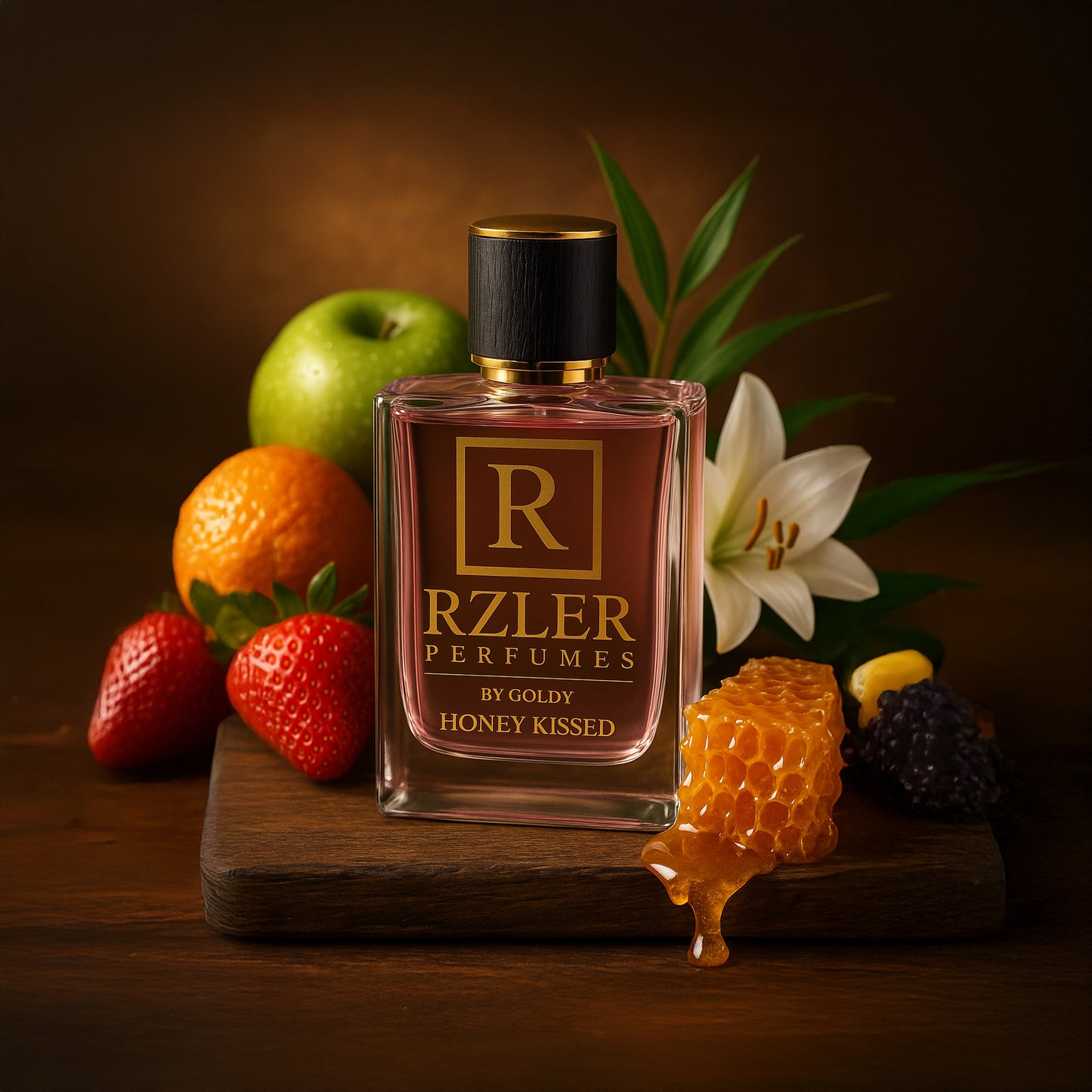 RZLER Honey Kissed Perfume for Women  – A Cozy, Long-Lasting Perfume With Honey, Vanilla, and Woody Notes | Luxury Fabric Perfume for Women