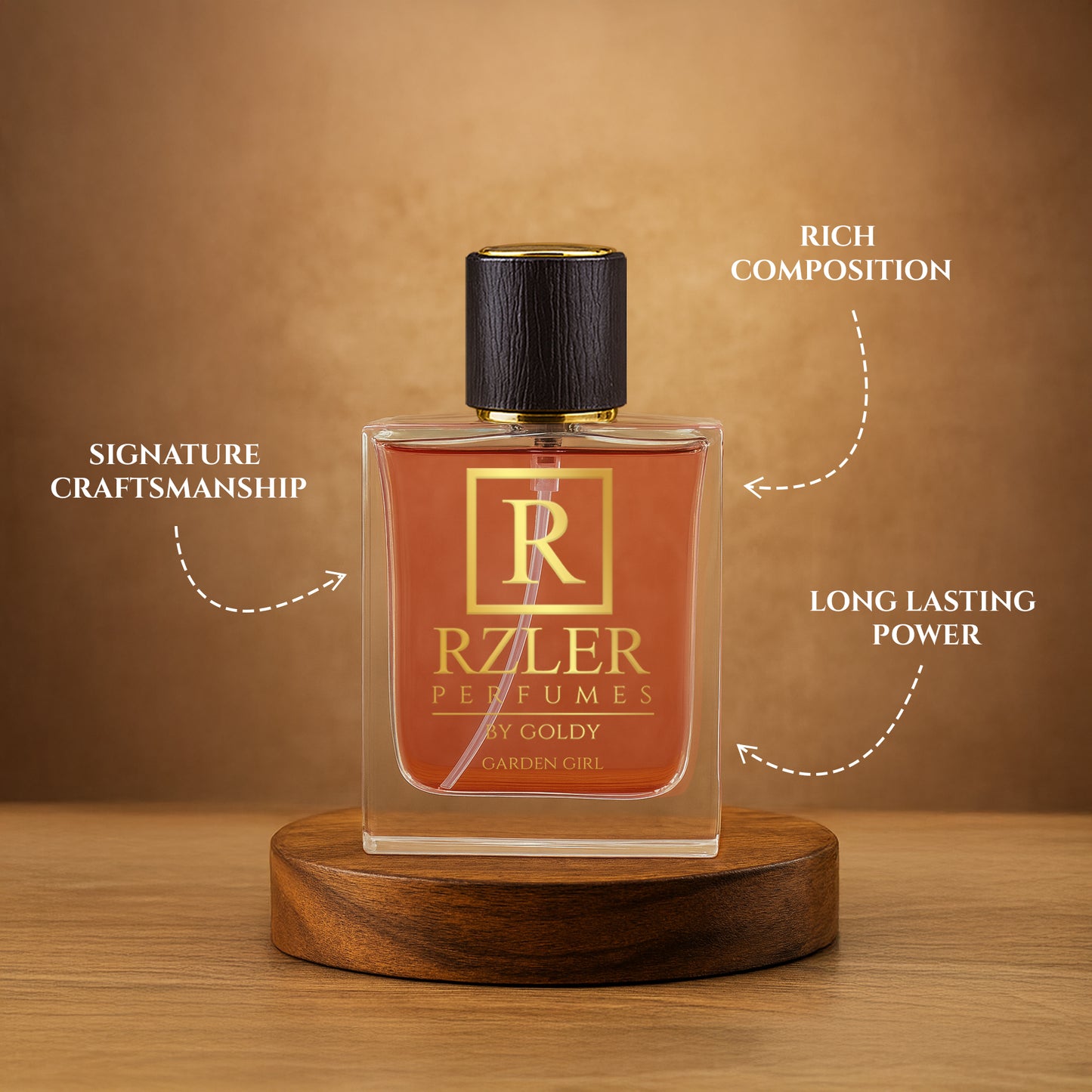 RZLER Garden Girl Perfume – Fresh Floral Fragrance for Women with Mandarin, Rose & Musk | Long-Lasting, Feminine Scent for Everyday Elegance