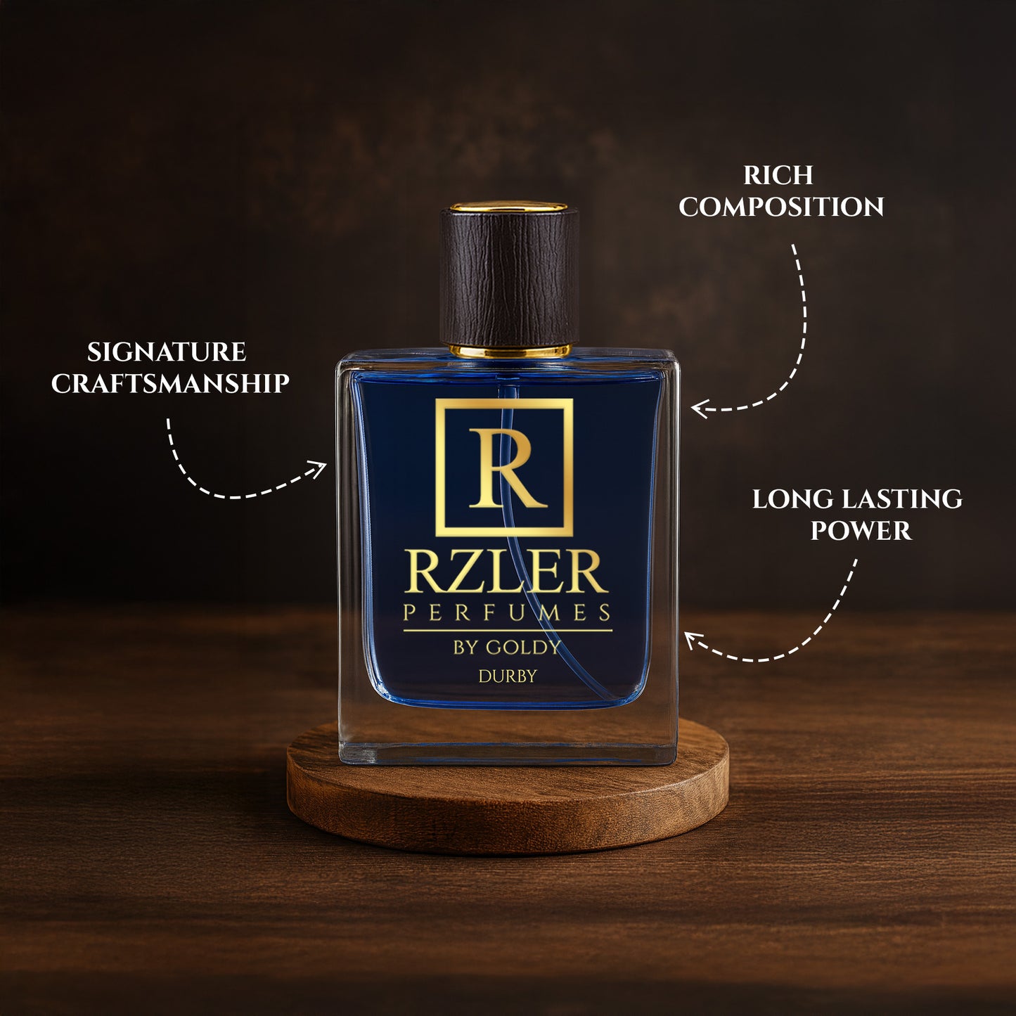 RZLER Durby Perfume For Men – A Fresh, Long Lasting Perfume for Men With Lily-of-the-Valley, Vanilla, and Powdery Notes | Luxury Gift for Men