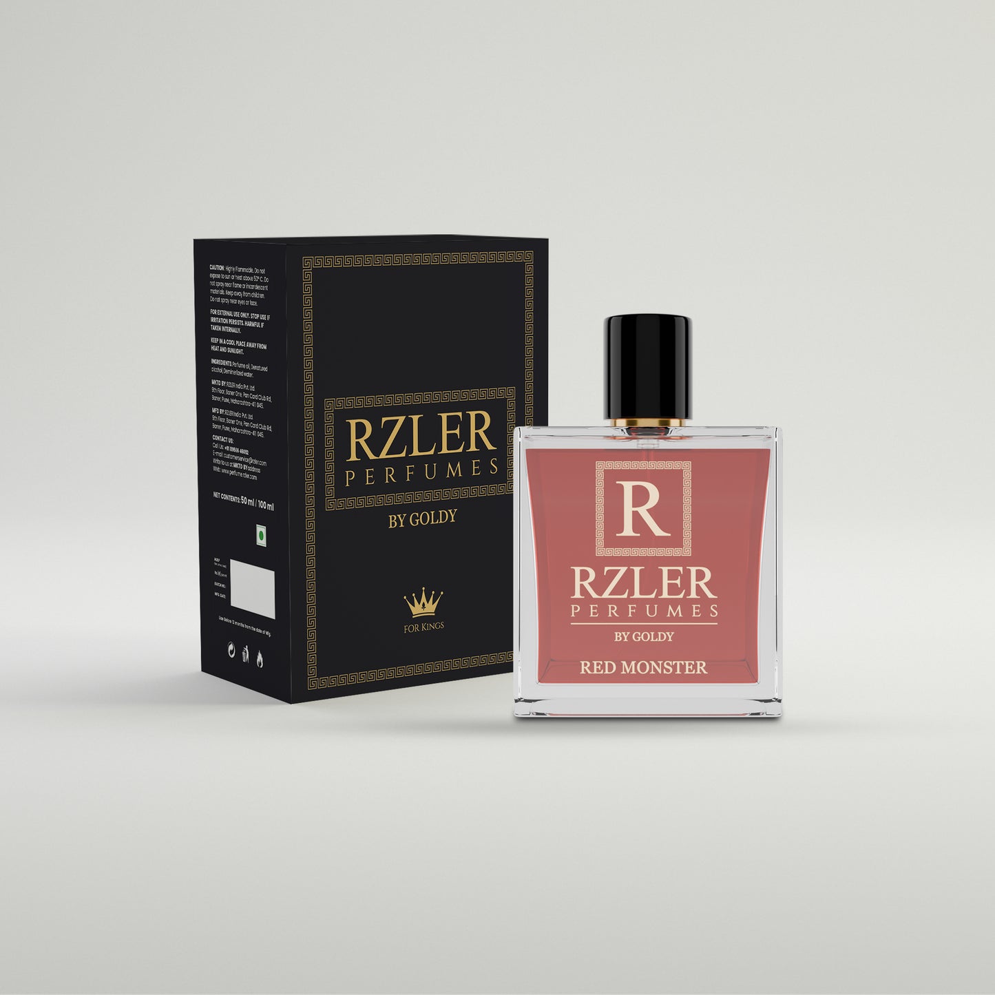 RZLER Red Monster Perfume For Men – A Bold, Long Lasting Perfume for Men With Spicy, Smoky, and Woody Notes | Luxury Gift for Men