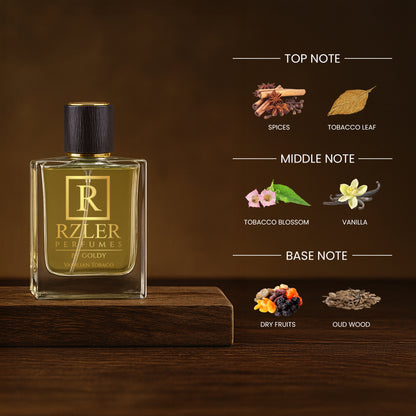 RZLER Vanilian Tobaco Perfume For Men – A Luxurious, Long Lasting Perfume for Men With Warm Vanilla, Spicy Tobacco, Cocoa, and Woody Notes | Luxury Gift for Men