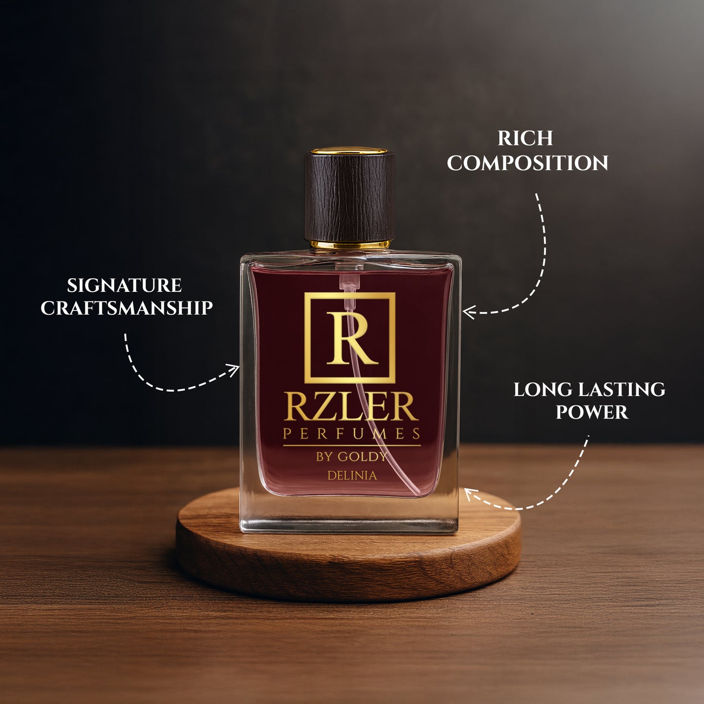 RZLER Delinia Perfume For Women – A Long-Lasting, Luxurious Fragrance With Litchi, Rose, Oud & Vanilla | Best Floral Perfume For Daily & Occasion Wear | Luxury Gift for Women