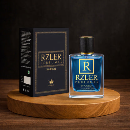 RZLER Dylan Blue Aromatic Fougere Perfume for Men | Bergamot, Ambroxan & Incense Notes | Aromatic Fougere Fragrance