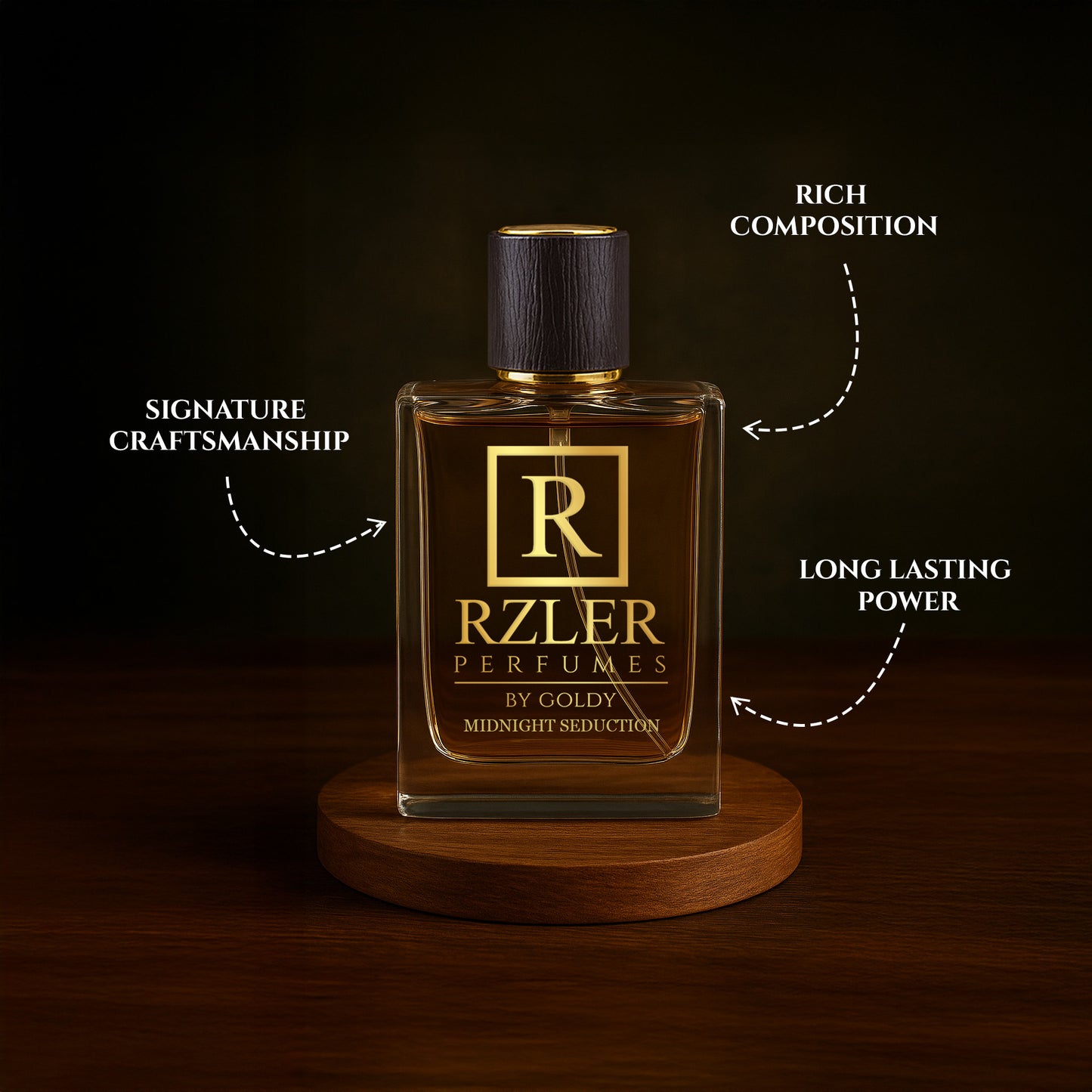 RZLER Midnight Seduction Perfume for Women – 50 ml | Coffee, Vanilla & Patchouli | Long Lasting Vanilla Fragrance