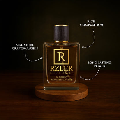 RZLER Midnight Seduction Perfume for Women – 50 ml | Coffee, Vanilla & Patchouli | Long Lasting Vanilla Fragrance