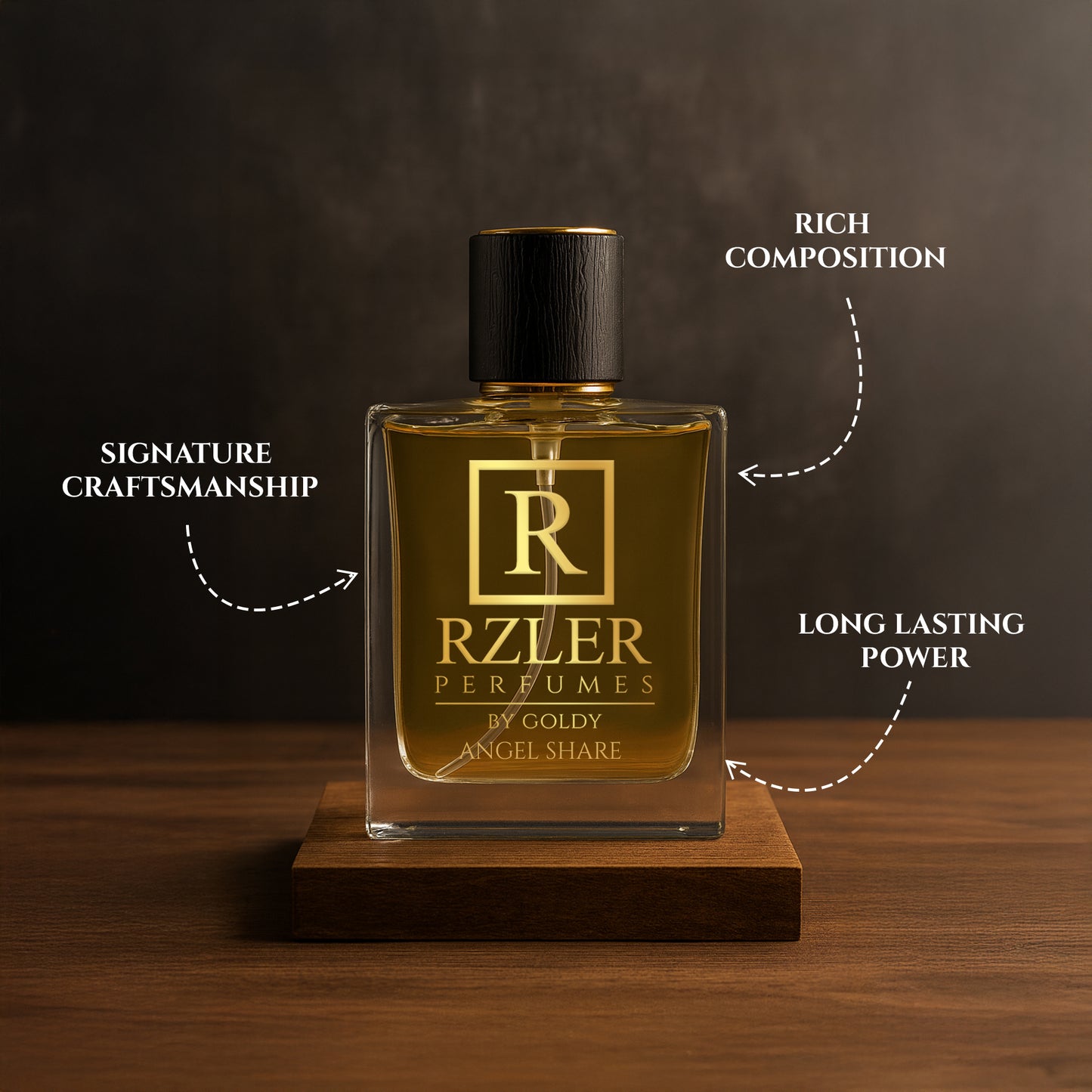RZLER Angel Share Floral Fruity Gourmand Perfume for Men– 50 ml | Cognac, Tonka Bean & Vanilla Notes