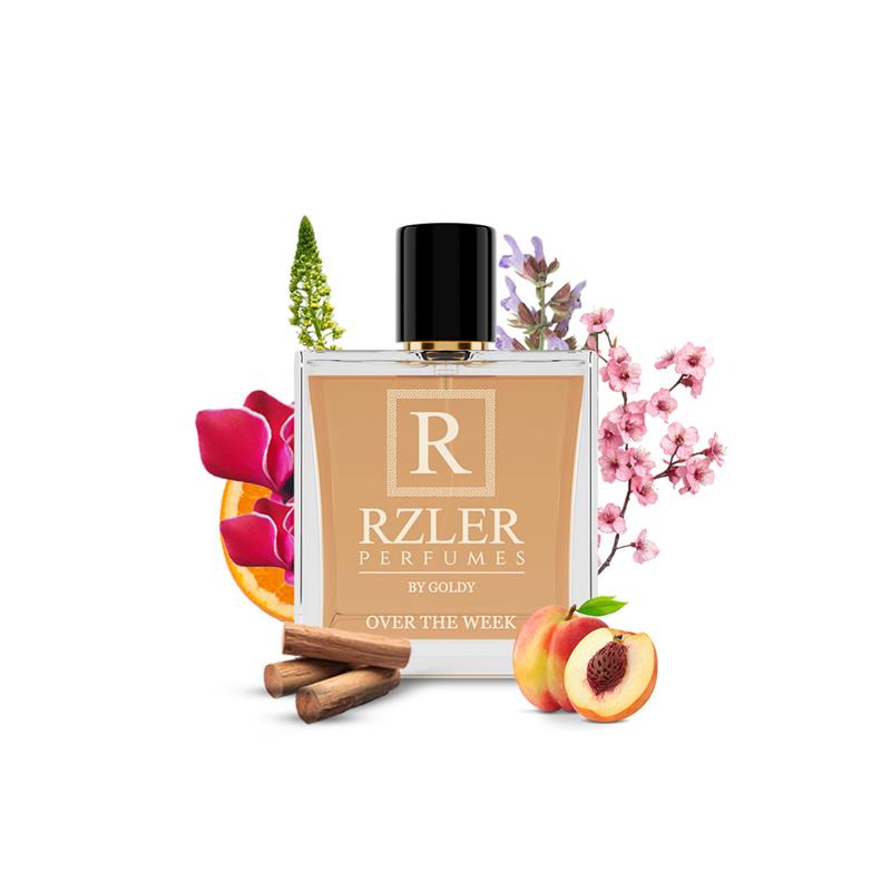 RZLER Over The Week Perfume for Women| Light, Floral & Fresh Weekend-Inspired Fragrance With Peach Blossom, Musk & Cedar by RZLER