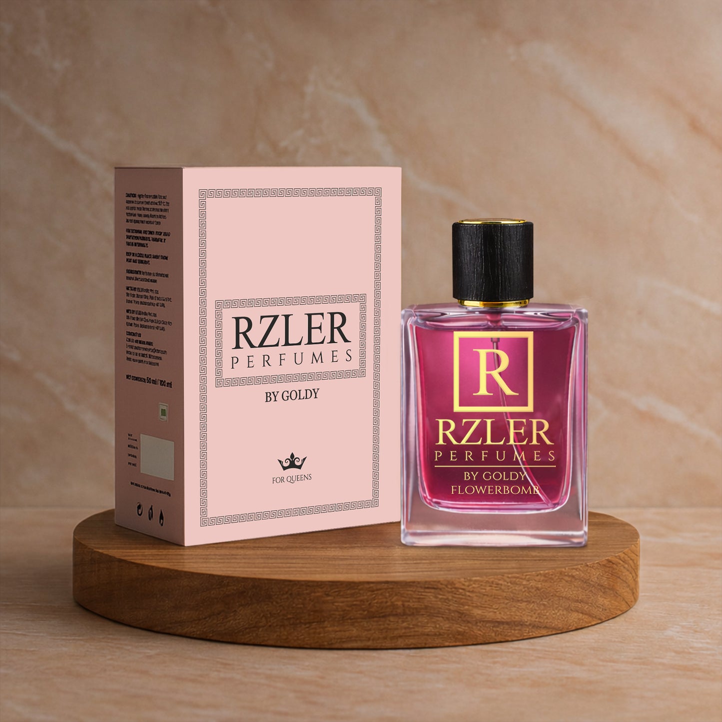 RZLER Flowerbomb Perfume for Women – 50 ml | Jasmine, Patchouli & Vanilla | Long Lasting Oriental Floral Fragrance