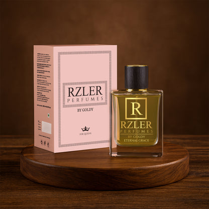 RZLER Eternal Grace Long Lasting Perfume for Women – 50 ml | Grapefruit, Peony & Musk | Fresh Floral Fragrance