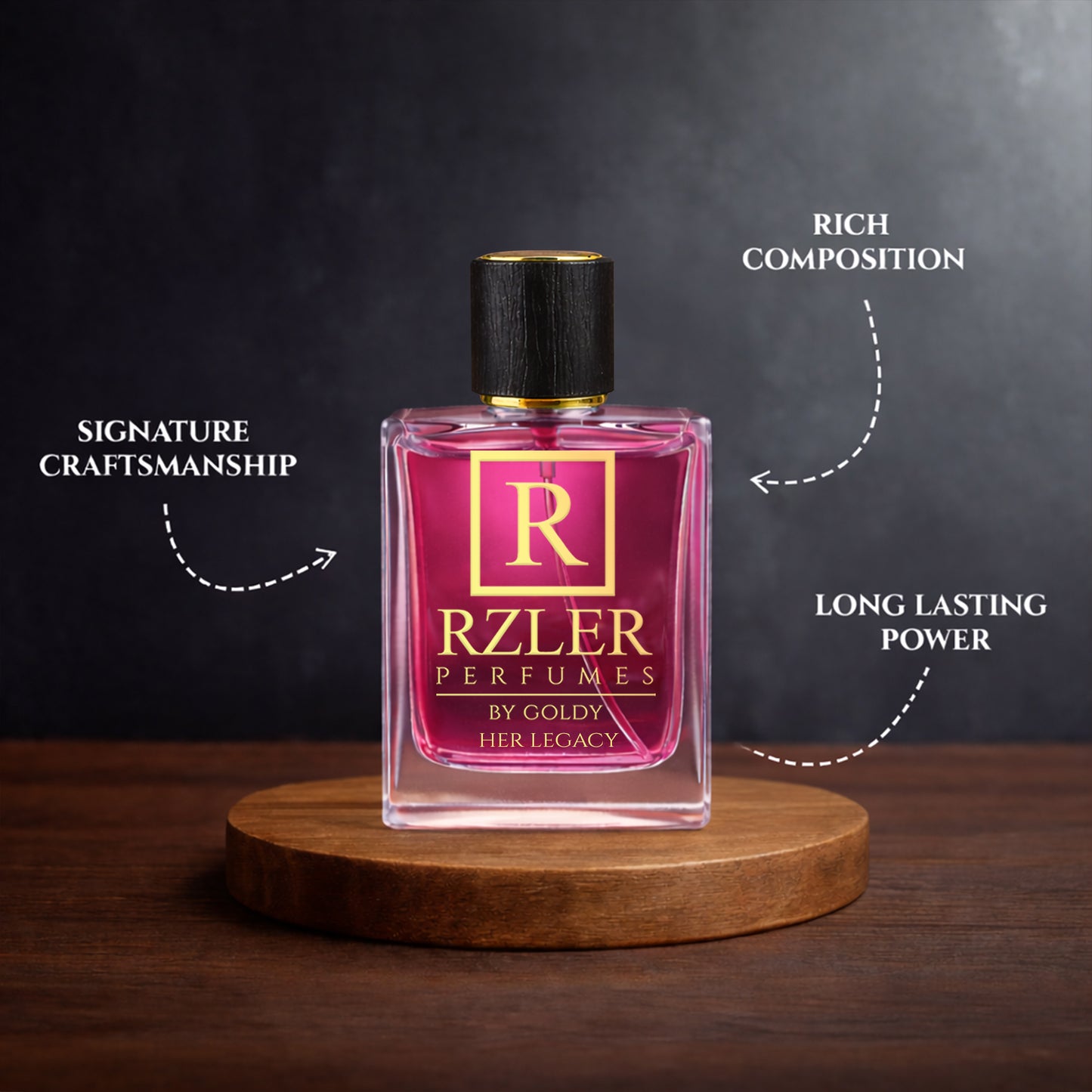 RZLER Her Legacy Perfume for Women – 50 ml | Strawberry, Jasmine & Vanilla | Long Lasting Floral Fruity Gourmand Fragrance
